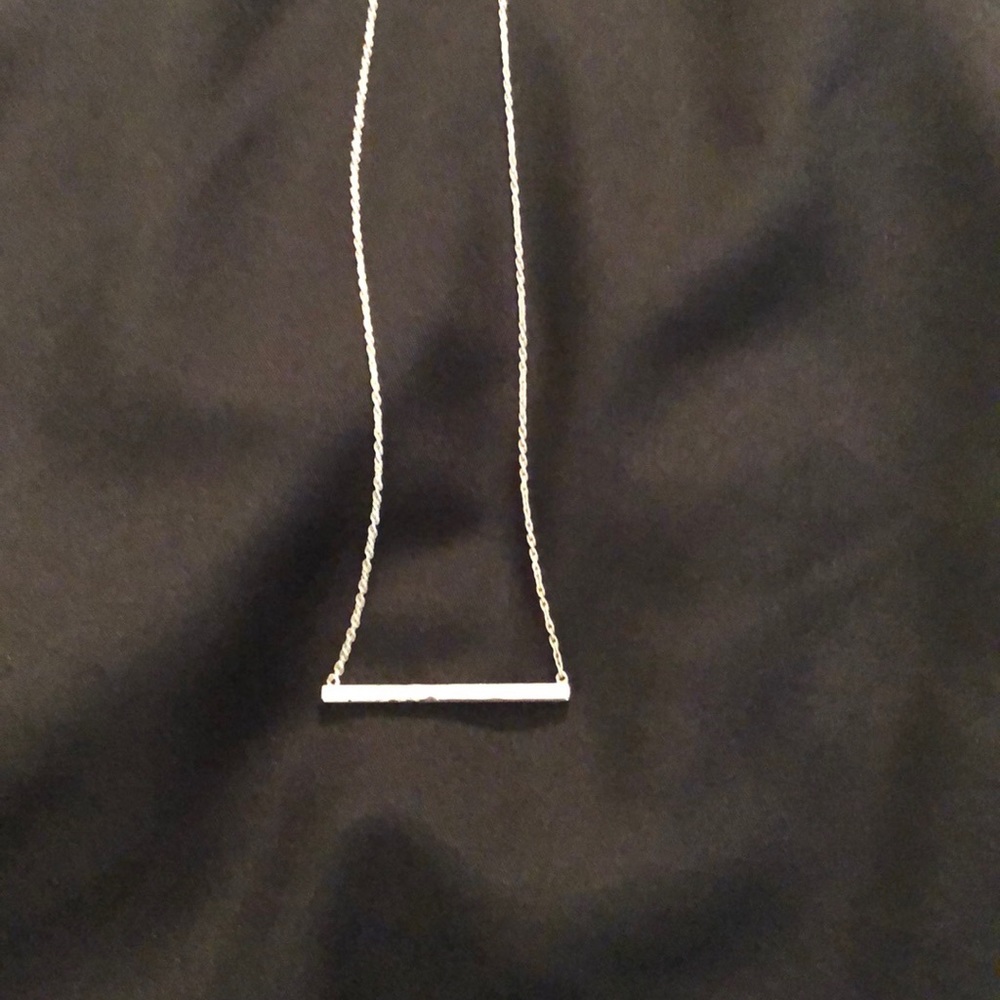 Silpada sterling silver bar necklace